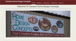 Desktop Screenshot of cambriahomedesignconcepts.com